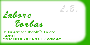 laborc borbas business card